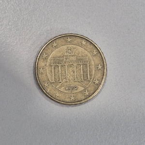 ユーロ硬貨 ドイツ 10ユーロ分 2002年発行時初期パッケージ Rare 10 euro cent Coin 2002 Germany J Mint Brandenburg Gate