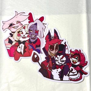 Hazbin Hotel Group Stickers