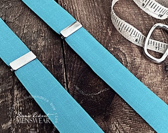 t u r q u o i s e   linen | SUSPENDERS