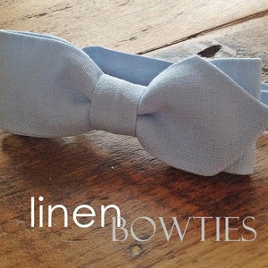 a z u r e. l i n e n bowtie image 1