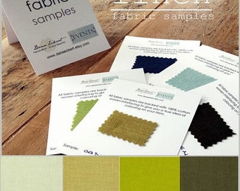 g r e e n. h u e s  . f a b r i c  SWATCH samples