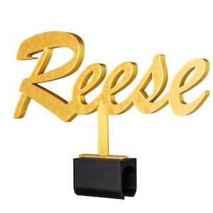 Dazzle Clipz - dance duffel name plate