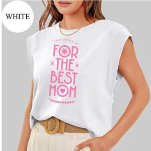 Maglietta con scritta rosa per la festa della mamma, maglietta "Love Mom", elegante camicia Softstyle, maglietta con tributo sentito alla mamma, elegante maglietta regalo per la mamma, dolce MAMMA