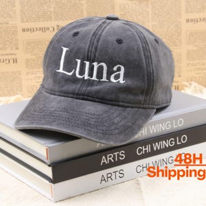 Custom Embroidered Dad Hat,Personalized Embroidery Logo Baseball Hat,Custom Text Hat ,Gift For New Dad,Custom Trucker Hat,Hat Lovers Gift