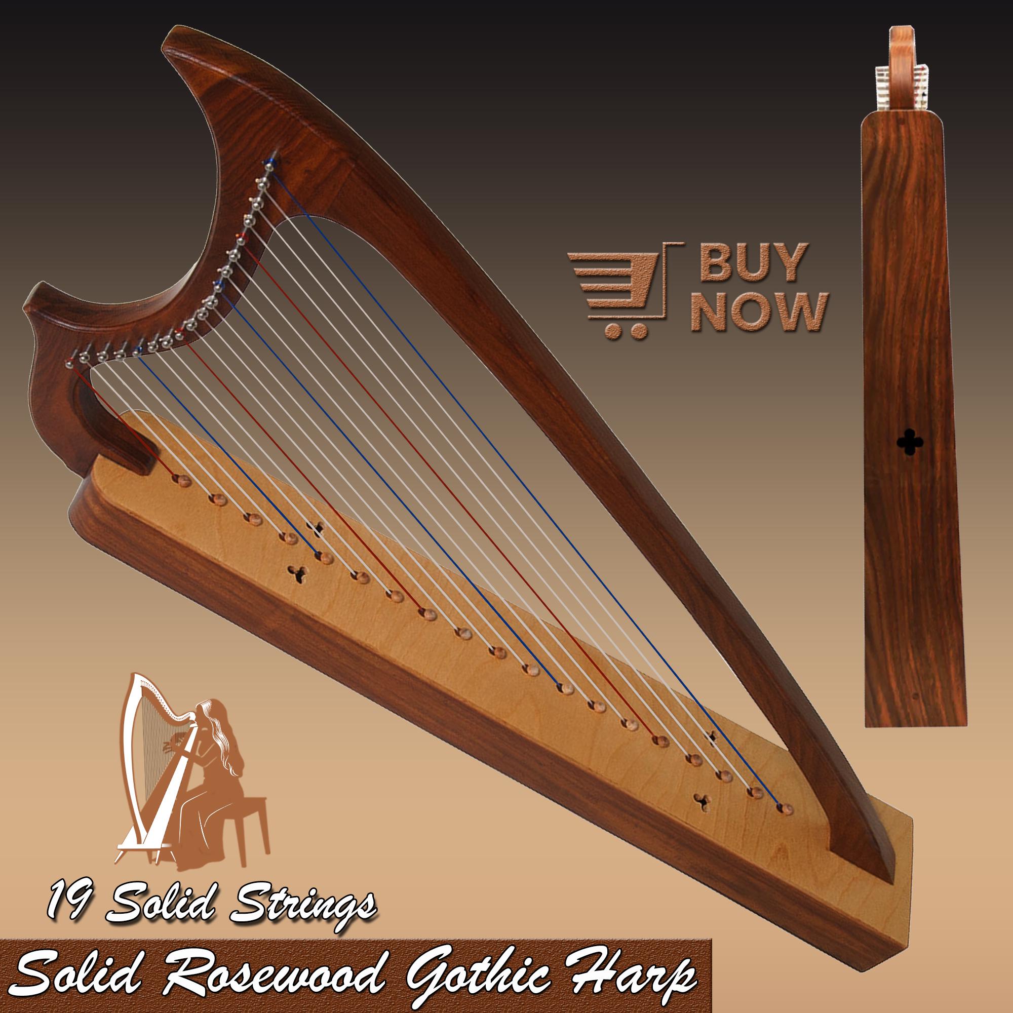 Gothic harp - Etsy 日本