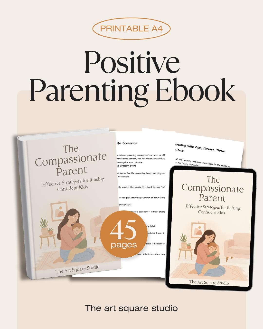 Positive Parenting Ebook Parenting Book, Strategies for Emotional