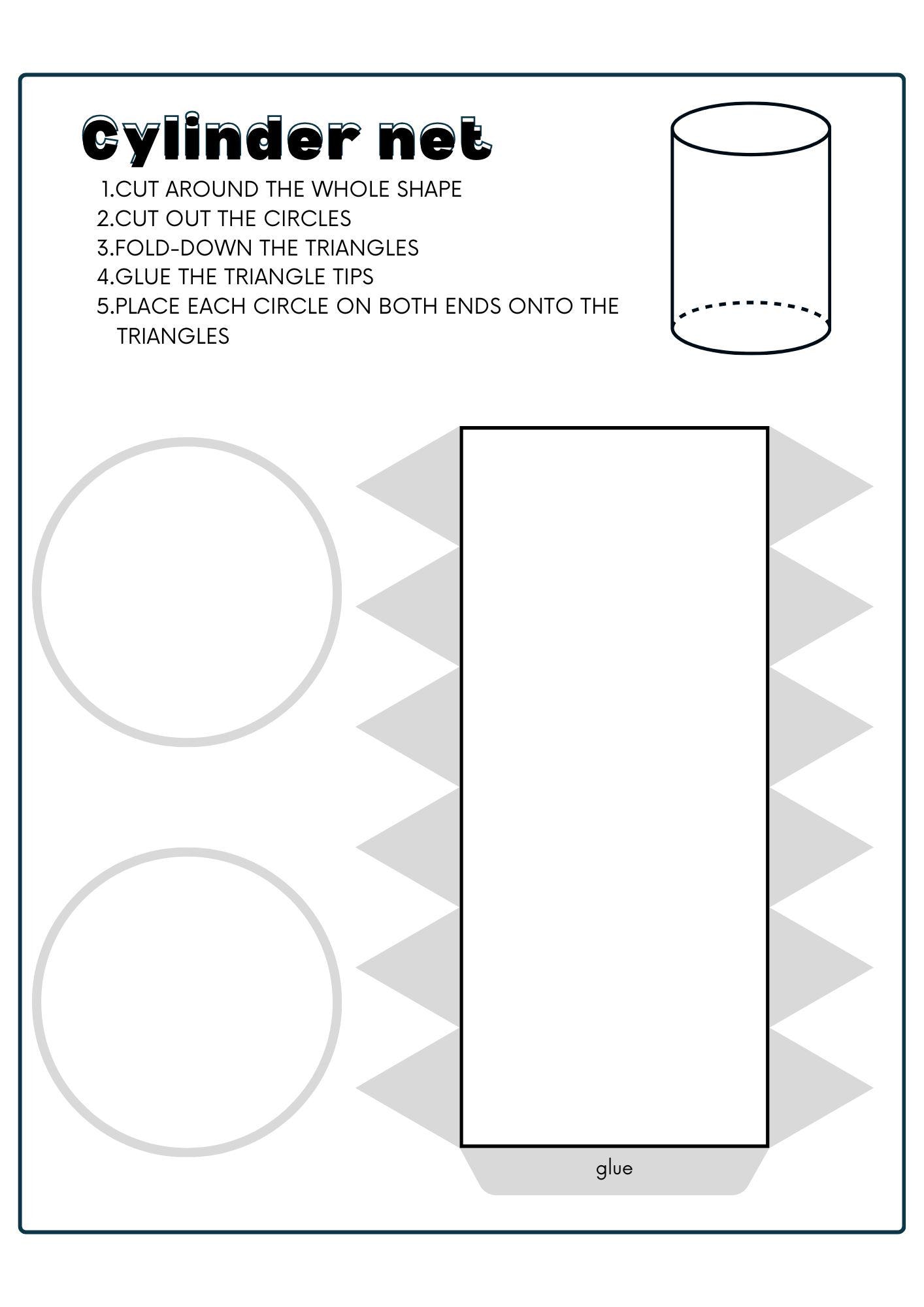3D Shape Nets STEM Activity, Montessori Math Craft (PDF Pattern) - Etsy