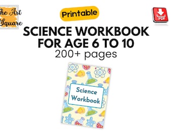 STEM Science Workbook Printable 200 Arbeitsblätter Homeschool Science Klasse 1-4 Kinder Leben Erde Weltraum Wissenschaft Aktivität Sofortiger Download PDF