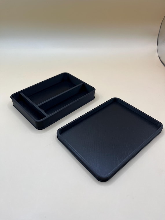 tobacco tin with compartments Slim Plastic Tobacco Tin With Compartments Storage Box Black tobacco tin with compartments Slim Plastic Tobacco Tin With Compartments Storage Box Black