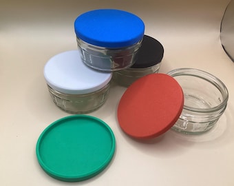 4x Lids for GU Dessert Pots Snap fit Glass Ramekin Lots colours Available
