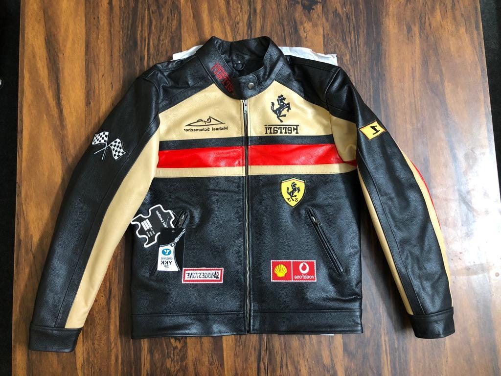 上等な 2004 Ferrari World Vintage Rare – Jacket Leather Champion ジャケット・アウター