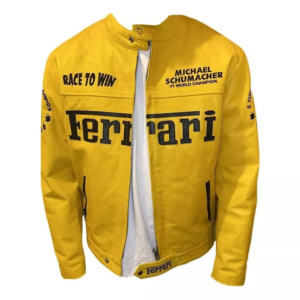 Leather ferrari jacket - Etsy 日本 Leather ferrari jacket - Etsy 日本