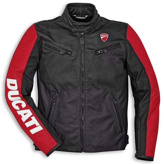 Ducati Company C4 Men's Leather Jacket – Premium Motorcycle Gear