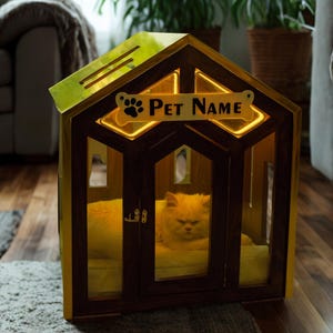 Modern Dog Crate, Wooden Dog Bed, Dog House, Modern Indoor Dog Crate, Dog Bed Large Dogs, Dog Bed, Dog Furniture,Dog Crate Furniture,Dog Bed