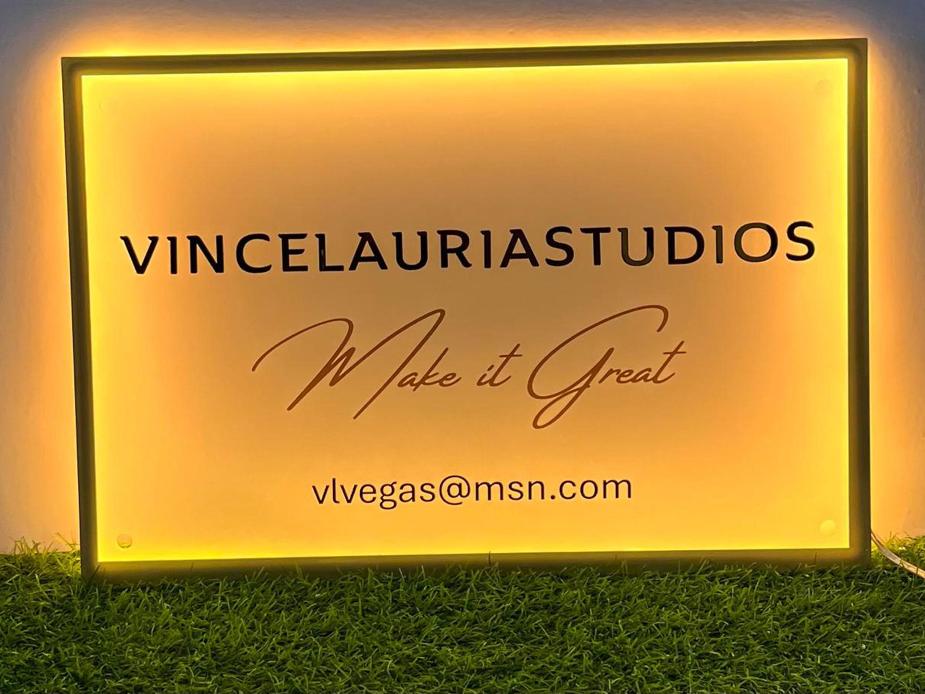 LED Rectangular Custom Acrylic Backlit Business Logo Sign | Frosted ...