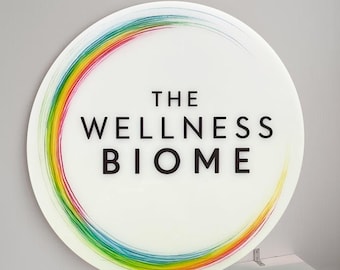Personalisiertes Office Logo Schild | Büro Wandschild | Acryl-Business-Bürotür-Beschilderung | Benutzerdefinierte Schilder für Geschäft Benutzerdefinierte Acryl Dekor