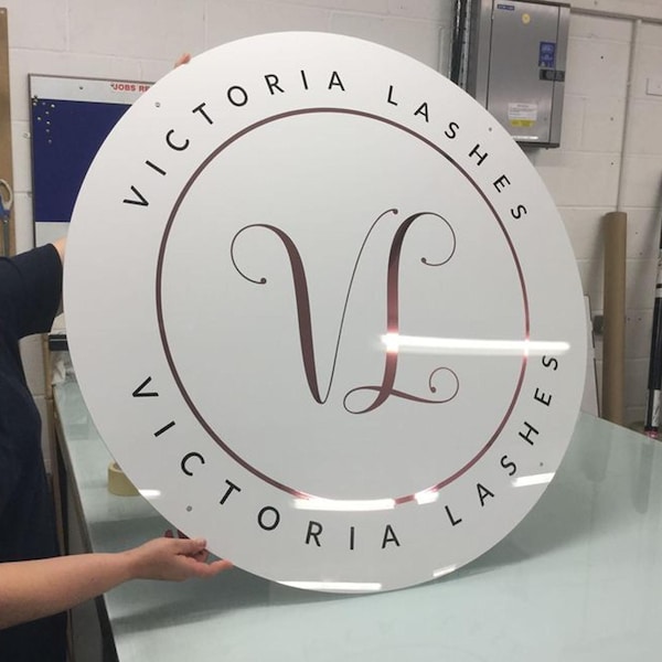 Decoración de salón de acrílico personalizada / Letrero con logotipo de oficina / Letrero de pared de oficina / Letrero de puerta de oficina comercial de acrílico / Letreros personalizados para negocios