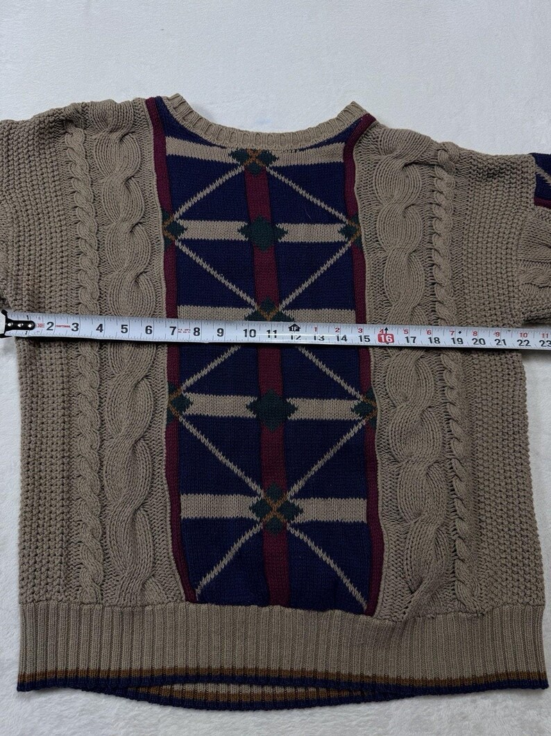 Pull Pendleton Lobo VTG Heritage en tricot du sud-ouest, mélange de laine café moka, taille Lg. image 4