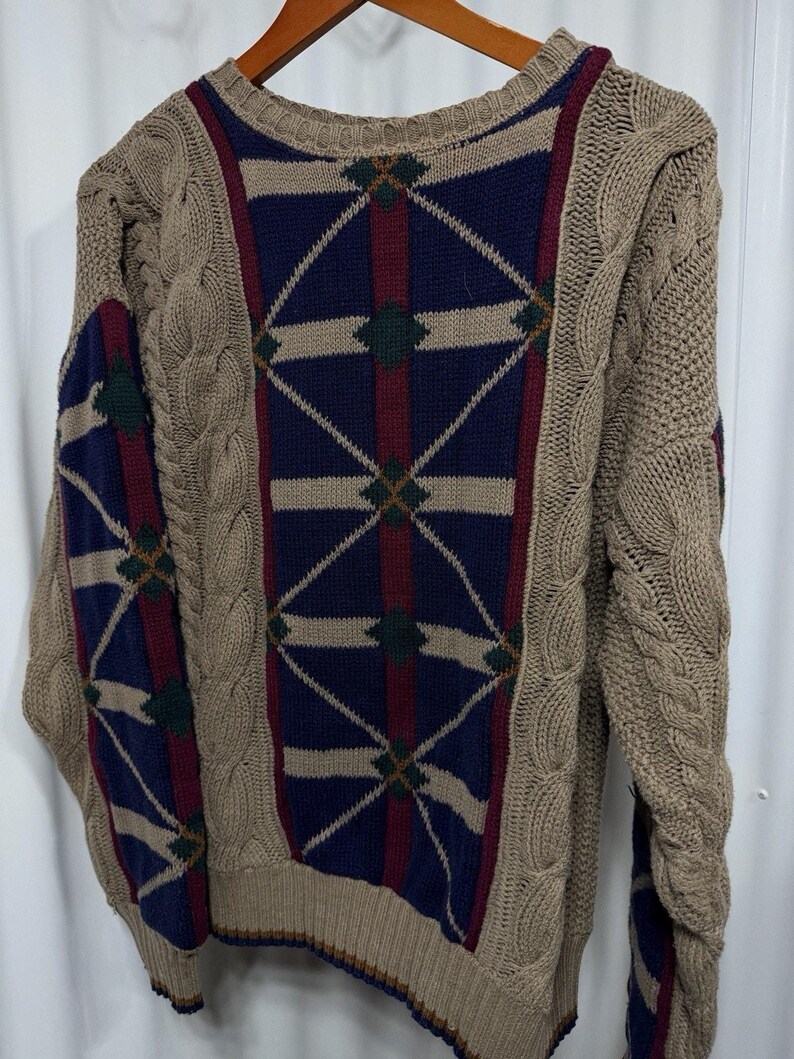 Pull Pendleton Lobo VTG Heritage en tricot du sud-ouest, mélange de laine café moka, taille Lg. image 8
