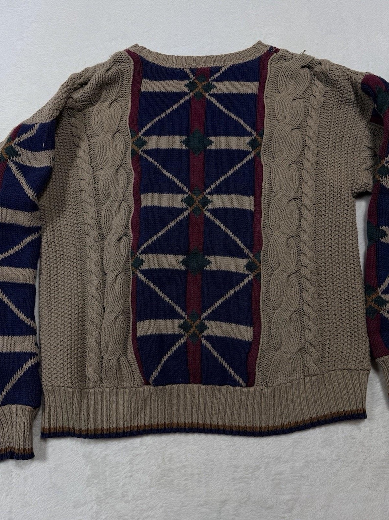 Pull Pendleton Lobo VTG Heritage en tricot du sud-ouest, mélange de laine café moka, taille Lg. image 1