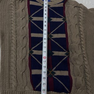 Pull Pendleton Lobo VTG Heritage en tricot du sud-ouest, mélange de laine café moka, taille Lg. image 3