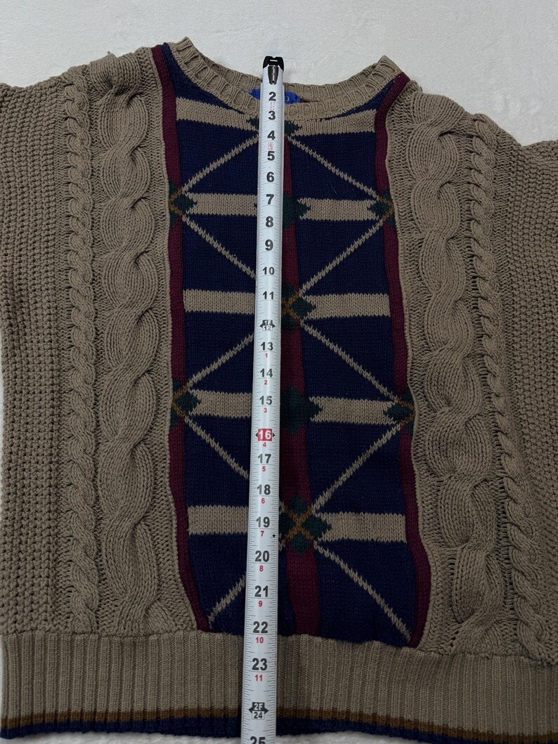Pull Pendleton Lobo VTG Heritage en tricot du sud-ouest, mélange de laine café moka, taille Lg. image 3