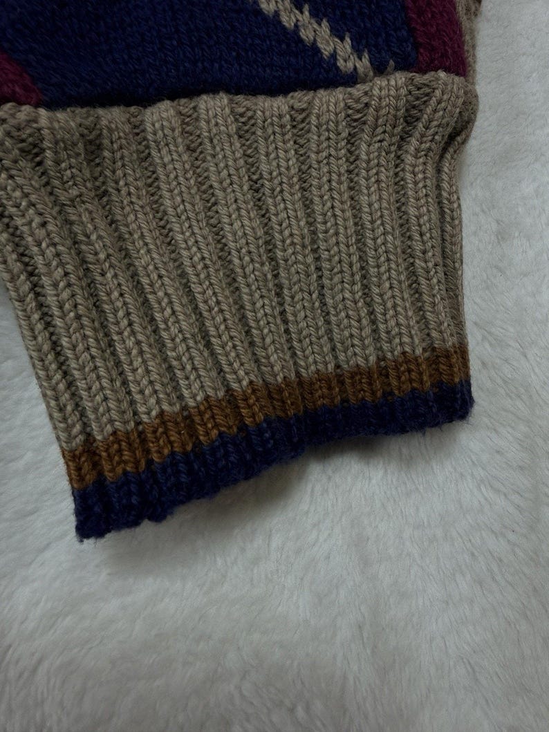 Pull Pendleton Lobo VTG Heritage en tricot du sud-ouest, mélange de laine café moka, taille Lg. image 7