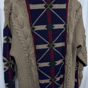 Pull Pendleton Lobo VTG Heritage en tricot du sud-ouest, mélange de laine café moka, taille Lg. image 10