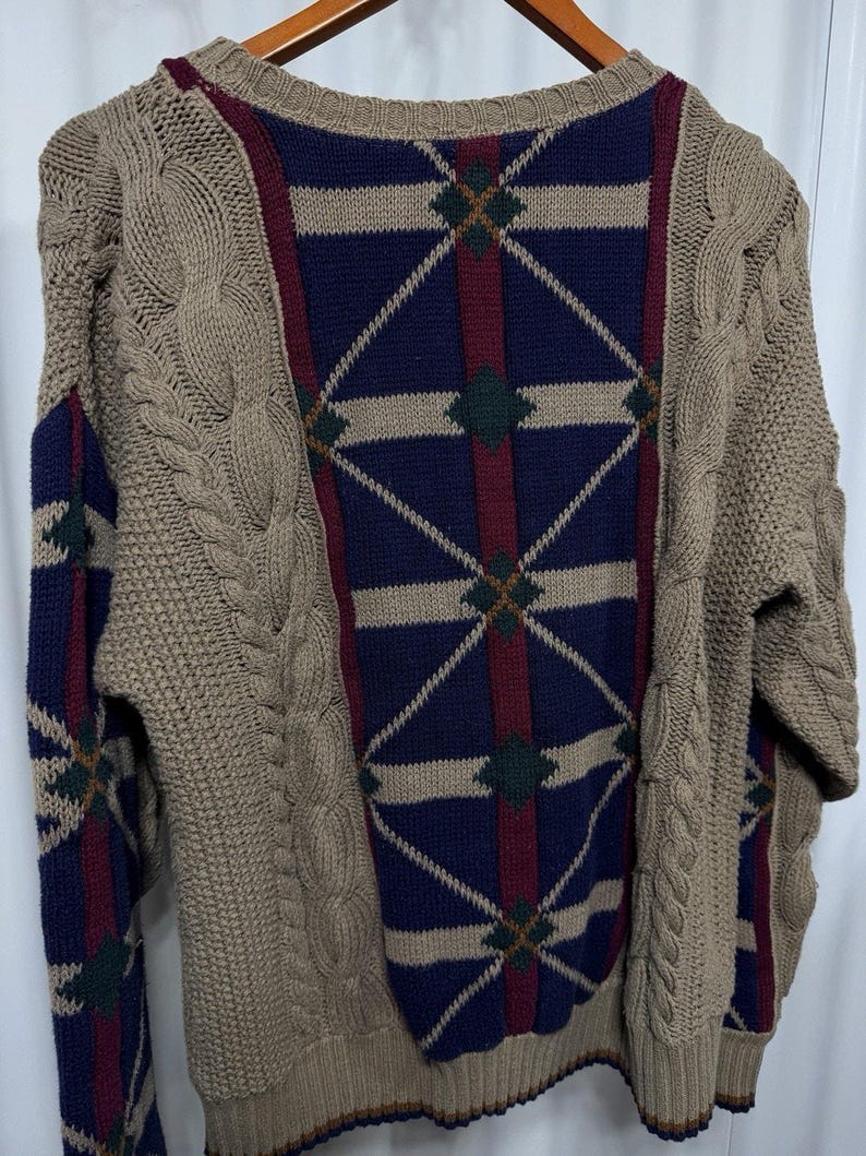Pull Pendleton Lobo VTG Heritage en tricot du sud-ouest, mélange de laine café moka, taille Lg. image 10