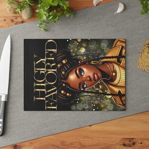 High Favorited Glass Cutting Board, Kitchen Decor, Gift for Chefs, Unique Kitchenware, Cooking Accessory, Charcuterie Board, Home Decoration