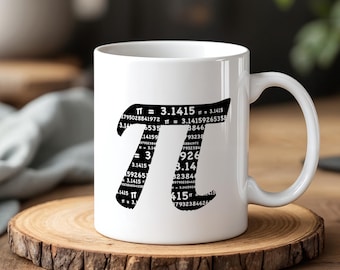 Pi Symbol Math Mug 330ml  Pi Day Gift  Math Teacher Cup  Funny Geek Mug  Science Coffee Mug for Nerds & Students