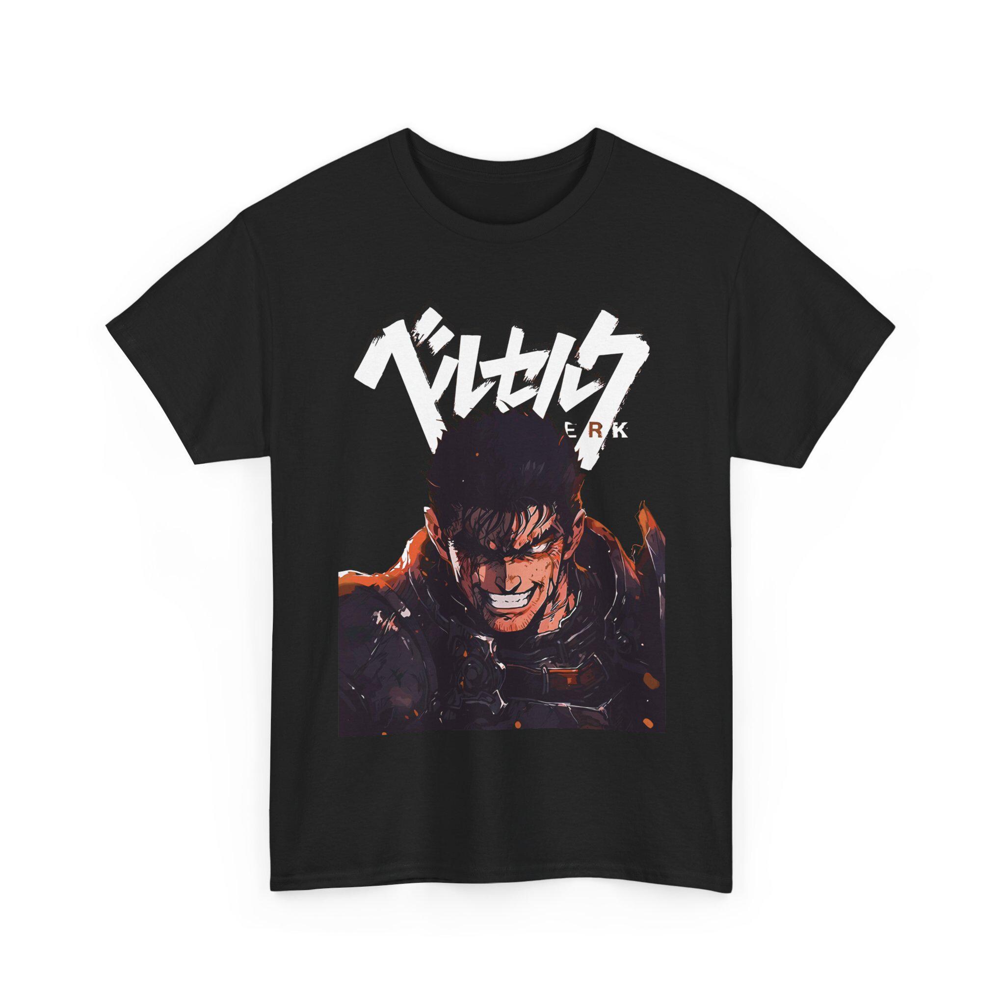 Berserk Guts Rage T-shirt - Iconic Manga Hero Graphic Tee - 100 