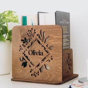 Custom Book Holder Stand, Book Nook, Perfect Gift for Readers, Nightstand Book Holder, Personalized Mothers Day Gift, Christmas Gift Idea