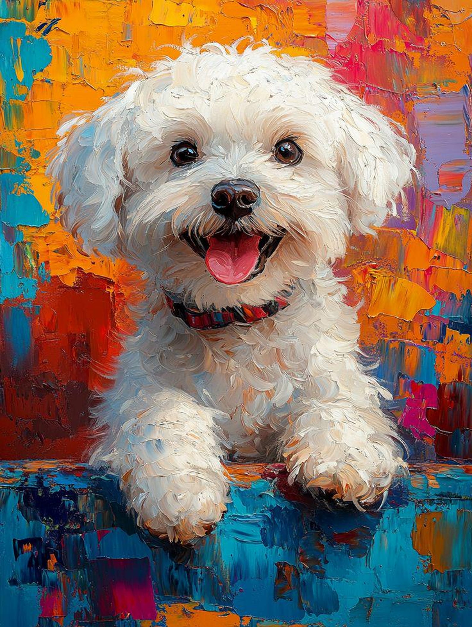 Personalized Pet Portrait From Photo: Custom Dog or Cat Art (digital ...