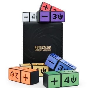 Riftbound TCG Spinning Dice | Magnetic Might Counter and Token Tracker | Custom Riftbound Tokens