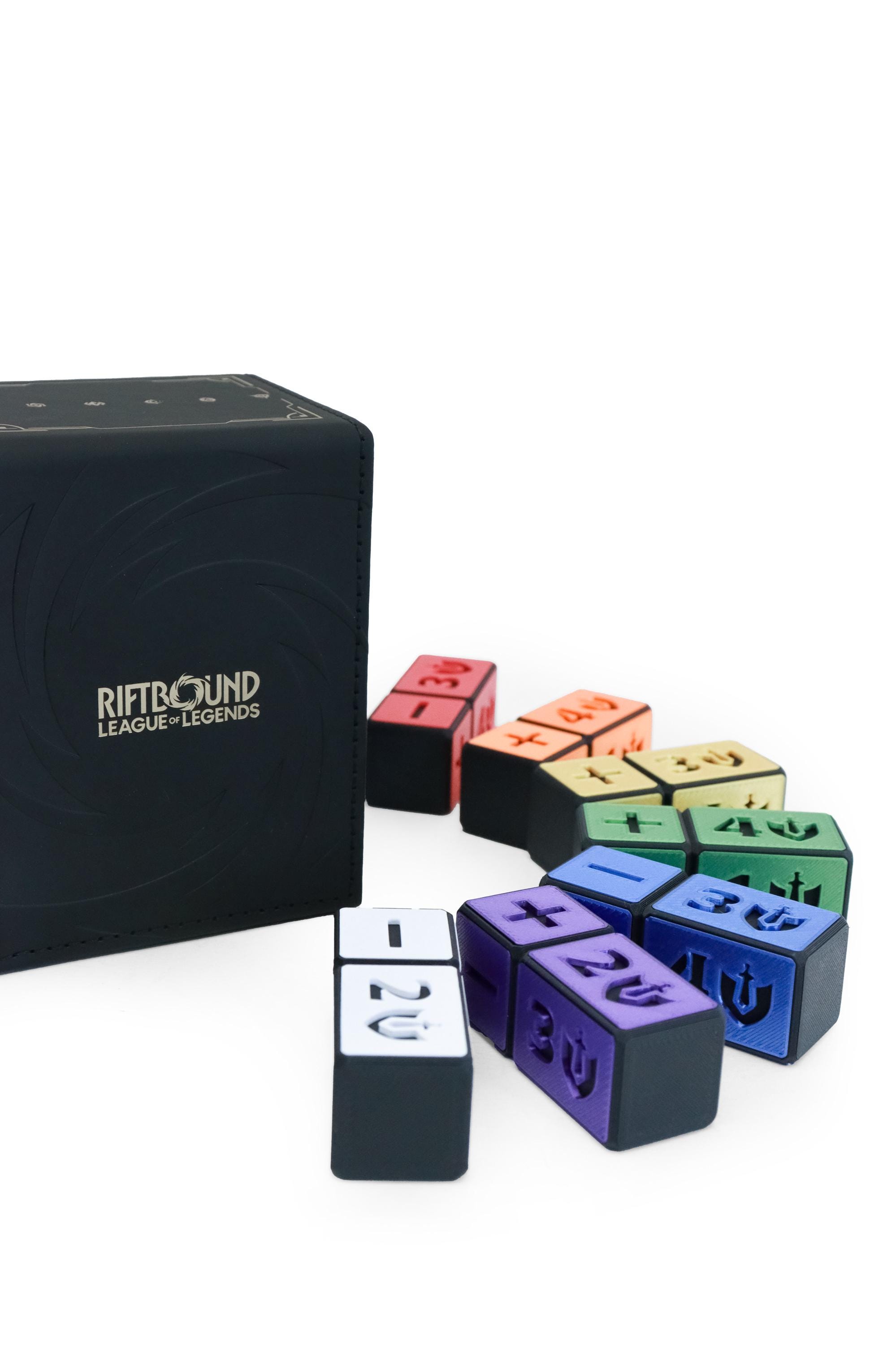 Fancy Riftbound Dice Riftbound TCG Spinning Dice | Magnetic Might Counter and Token Tracker ...