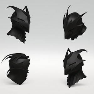 Goro Akechi Black Mask 3d Stl File | Goro Akechi Black Mask Digital File