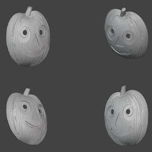 Kürbis-Maske 3d Stl-Datei | Kürbis-Maske Digitale Datei