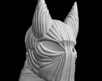 Red Dracula Mask Stl File | Red Dracula Mask Digital File