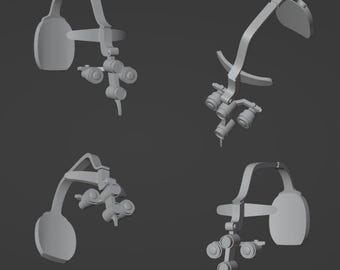 Archivo 3D Stl de pieza de cabeza de médico / Archivo digital de pieza de cabeza de médico