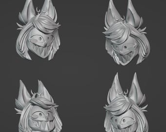 Alastor Mask Stl File | Alastor Mask Digital File