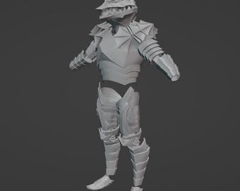 File STL del costume dell'armatura di Berserk Guts / File digitale del costume dell'armatura di Berserk Guts