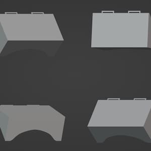 Lara Croft Low Poly Chest 3d Stl File | Lara Croft Low Poly Chest Digital File