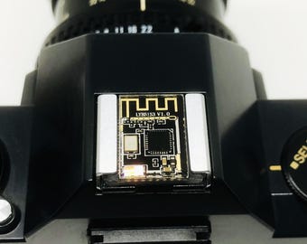 Circuit Board Camera Hot Shoe Cover Personalized Engraved Design Protector Cap for Camera Enthusiasts