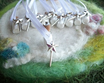 Party Favors Ice Princess Peter Pan Princess Fairy Pixie Sparkle Necklace, 10 Magic Wand Party Favors Queen Wedding Shower