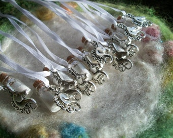 Unicorn Party Favors,10 Necklaces, Small Gift,Memento,Raffle prize,Give Away Magical Sparkle Necklace