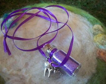 Tooth Fairy Gift: Pixie Sparkle Necklace with Tooth Charm