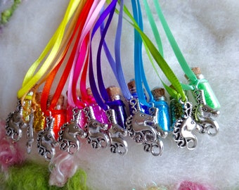 Rainbow Unicorn Party Favors 10 Magical Necklaces Unicorn Jewelry Keepsake Mystical Party Memento Raffle Give Away Sparkle Necklace