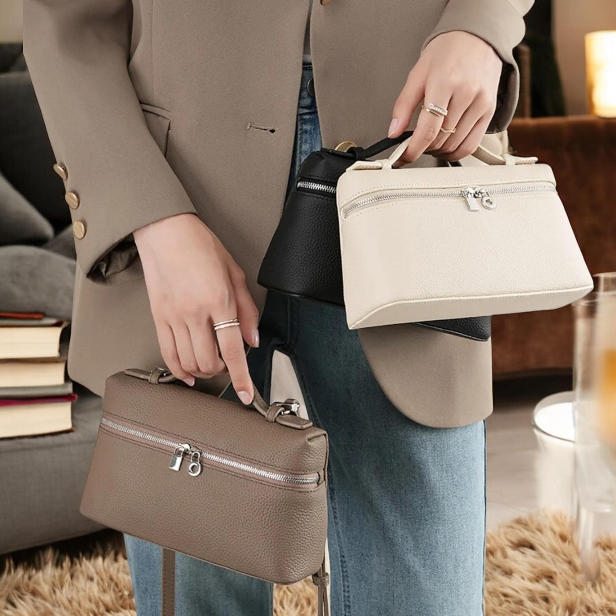 Loro Piana Pouch - Etsy Loro Piana Pouch - Etsy