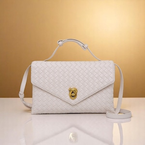 Gewebte Umhängetasche - Boho Crossbody Handtasche, handgefertigte Alltagstasche, Ethno-Stil Tasche für Frauen